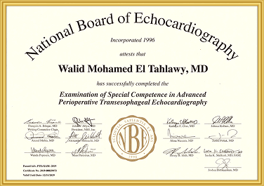 Society of Cardiovascular Computed Tomography Certificate
