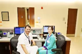 Medical professionals at work