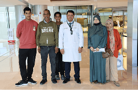 Doctor speaking at podium