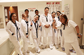 Medical professionals discussing