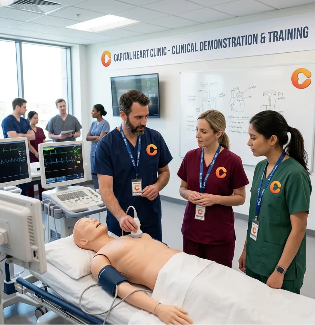 Clinical demonstration and training session